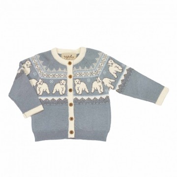 Cub Cardigan, Gråblå