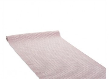 Flax Løper Rosa/sølv | 35x100cm