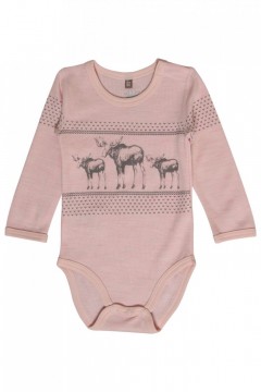 Hust And Claire Body Ull/viskose, rose melange